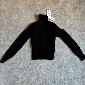 Zara Black Cowl Neck Sweater